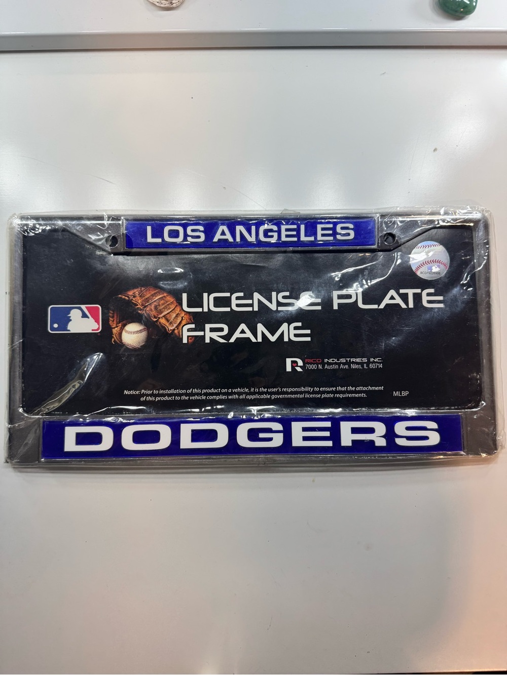 Los Angeles Dodgers Blue MLB License Plate Frame